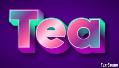 Tea Text Effect