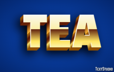 Tea Text Effect