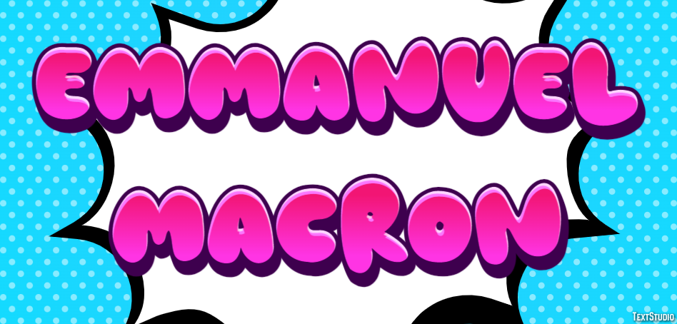 Emmanuel Macron Effet de Texte
