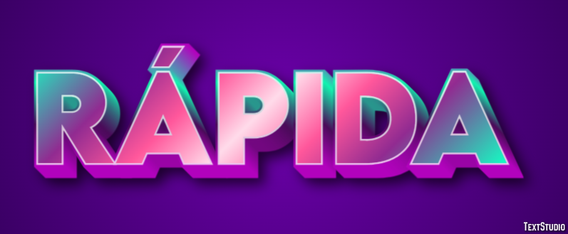 Rápida Efeito do texto