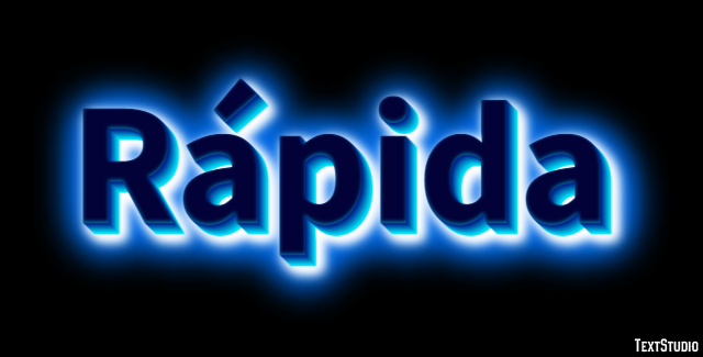 Rápida Efeito do texto