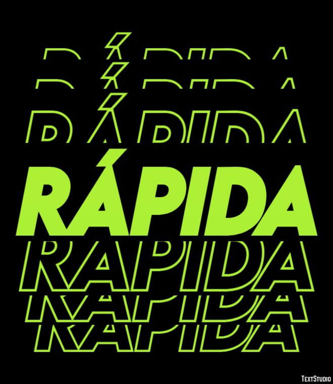 Rápida Efeito do texto