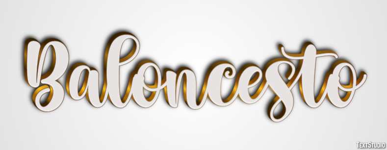 Baloncesto Efecto de Texto
