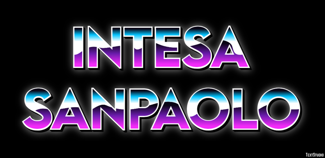 Intesa Sanpaolo Efekt tekstowy