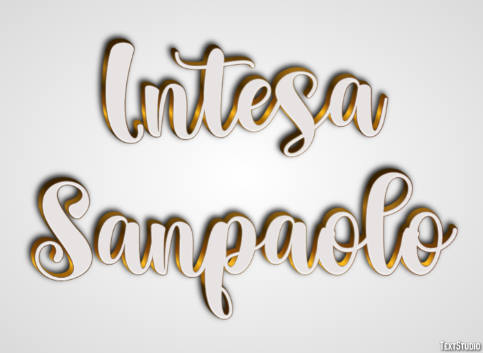 Intesa Sanpaolo Effet de Texte
