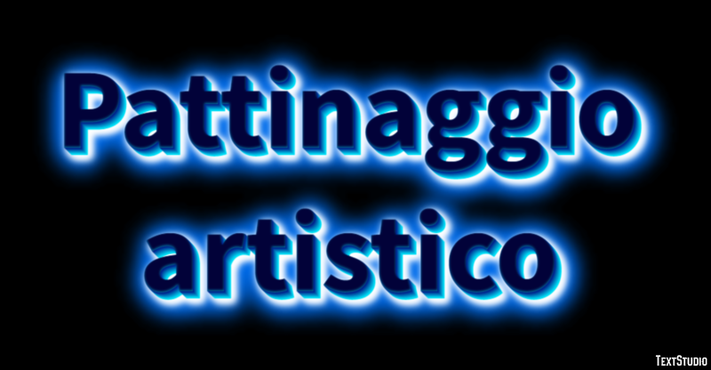 Pattinaggio artistico Effetto testo