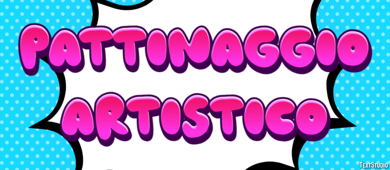 Pattinaggio artistico Effetto testo