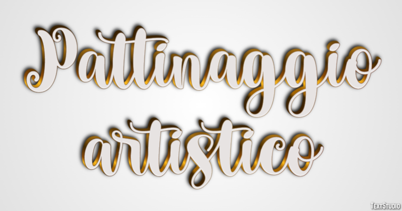 Pattinaggio artistico Effetto testo