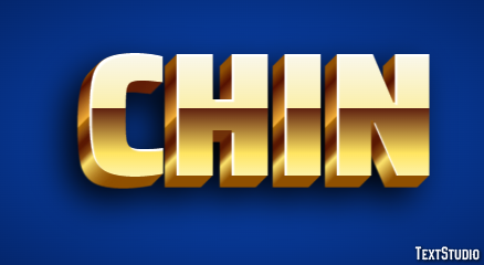 Chin Text Effect