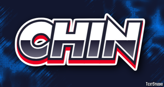 Chin Text Effect