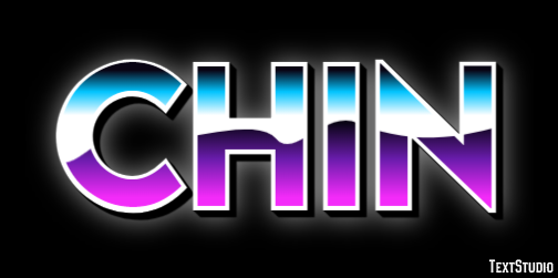 Chin Text Effect