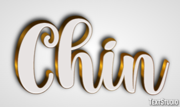 Chin Text Effect
