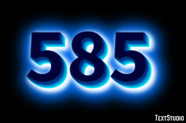 585 テキスト効果