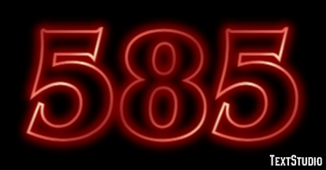 585 Tekst Effect