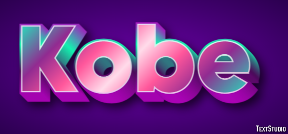 Kobe Text effect