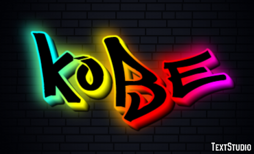 Kobe Text effect