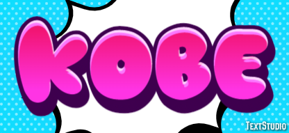 Kobe Text effect