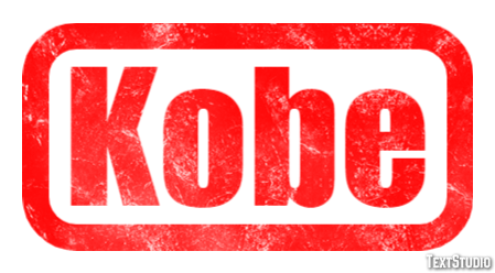 Kobe Text effect