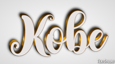 Kobe Text effect