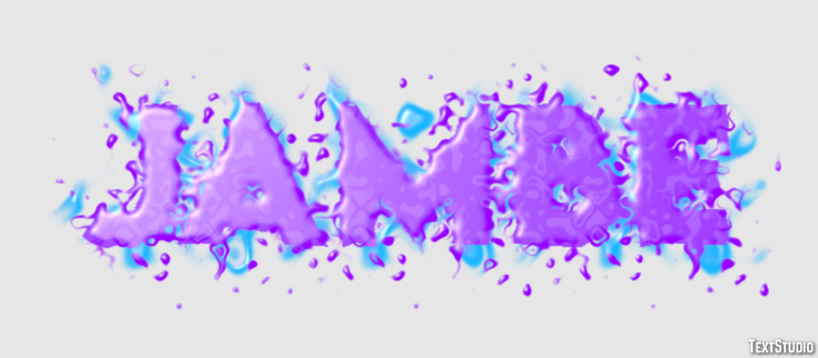 Jambe Effet de texte