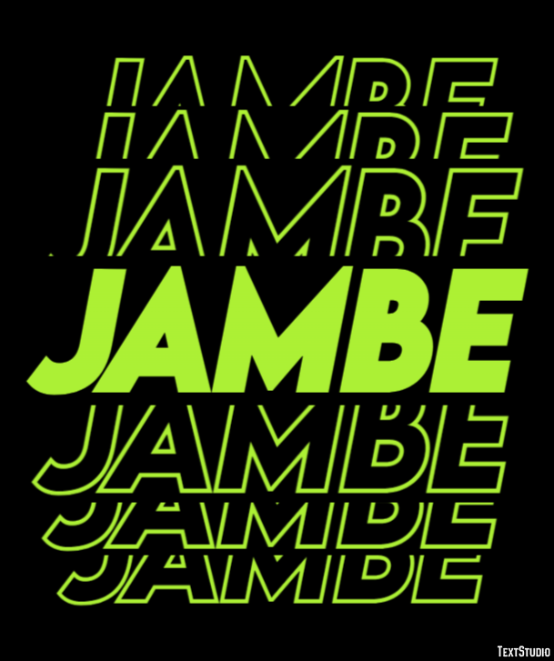 Jambe Effet de Texte
