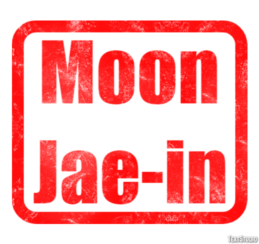 Moon Jae-in Efecto de Texto