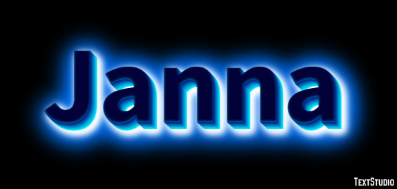 Janna Tekst Effect