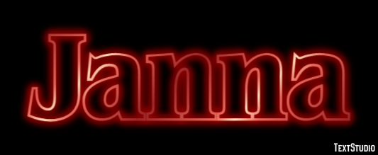 Janna Tekst effect