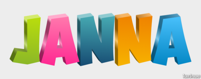 Janna Tekst Effect