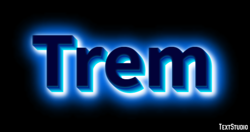 Trem テキスト効果