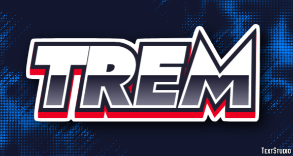 Trem Efeito de texto
