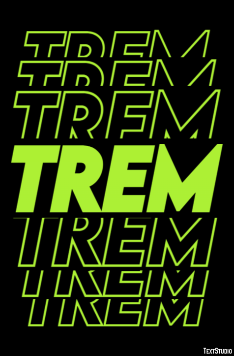 Trem Efeito do texto