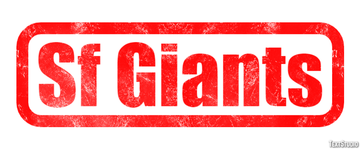 Sf Giants Efeito de texto