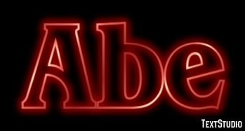 Abe Text Effect and Logo Design Name