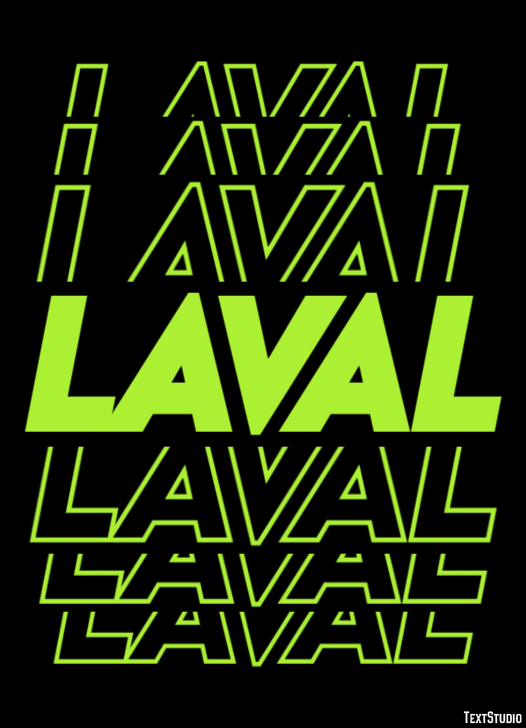 Laval Efekt tekstowy