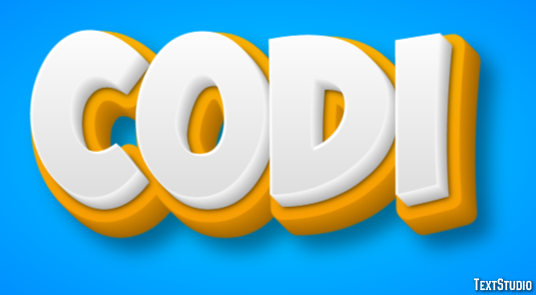 Codi Text effect