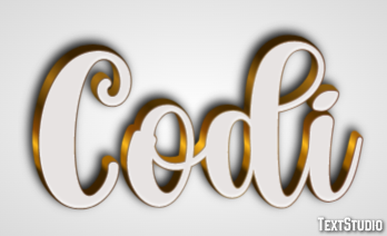 Codi Text effect