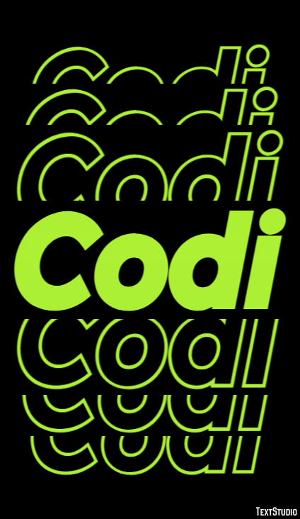 Codi Text Effect