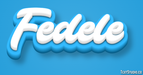 Fedele Effetto testo
