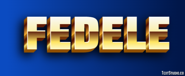 Fedele Effetto testo