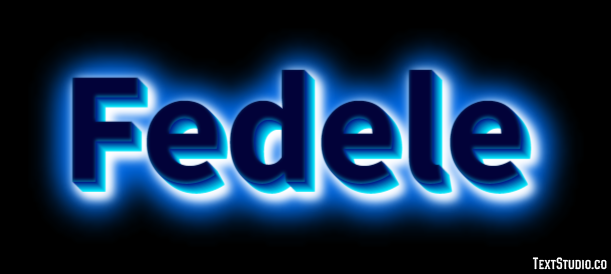 Fedele Effetto testo