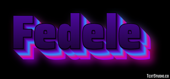 Fedele Effetto testo