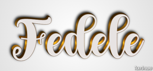 Fedele Effetto testo