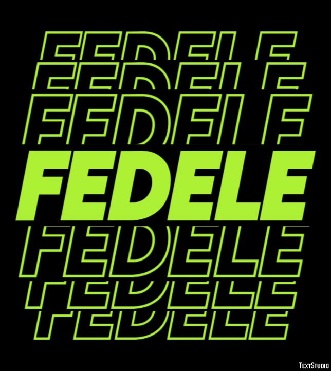 Fedele Effetto testo
