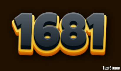 1681 Эффект текста