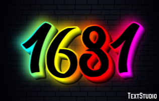 1681 Эффект текста