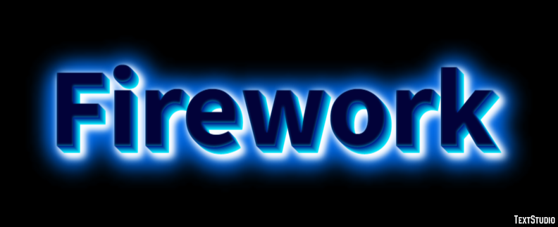 Firework Metin Efekti