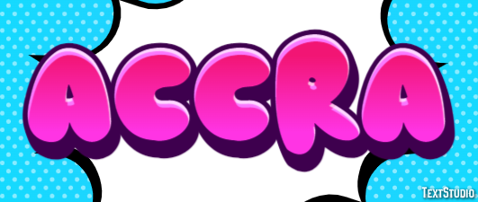 Accra Efecto de texto