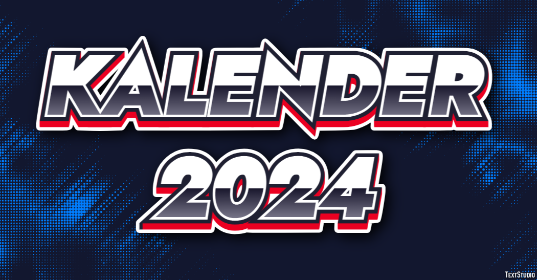 Kalender 2024 Efeito de texto