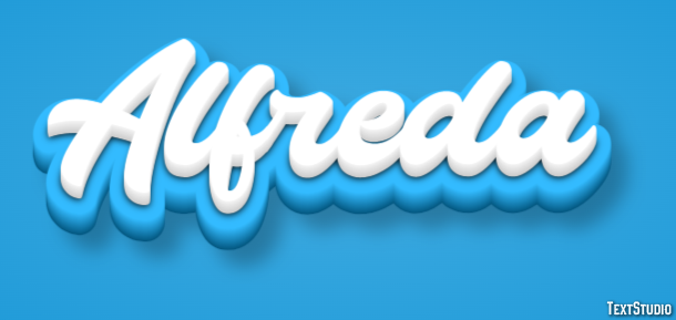 Alfreda Text Effect